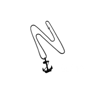 Collar ancla color negro