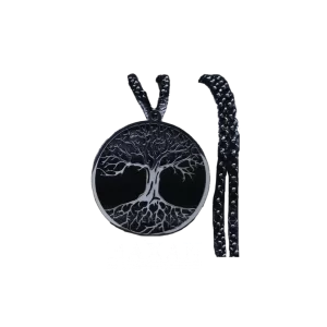 Collar arbol de la vida color negro